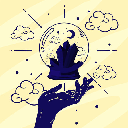 illustration of astrologyのイラスト素材