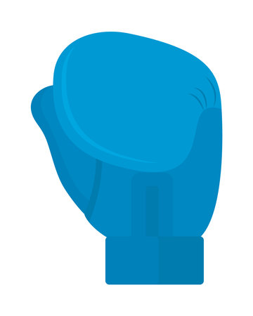 blue boxing gloveのイラスト素材