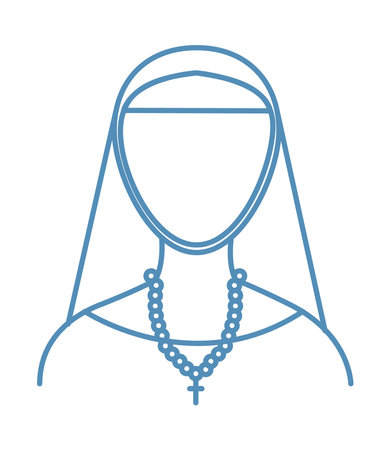 avatar nun iconのイラスト素材