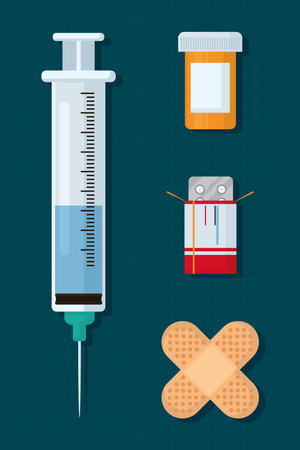medical icon setのイラスト素材