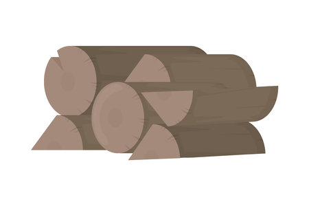 firewood icon imageのイラスト素材