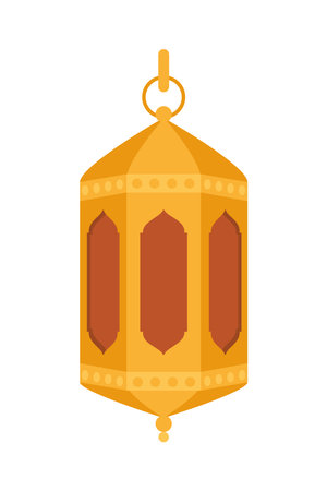 arabic lantern iconのイラスト素材