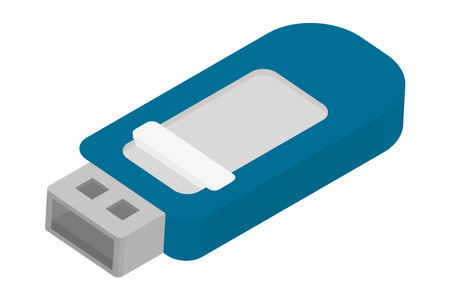 usb flash driveのイラスト素材