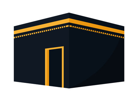 Kaaba mecca iconのイラスト素材
