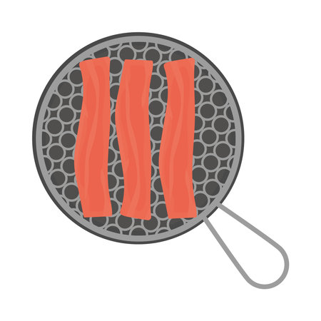 korean pork barbecueのイラスト素材