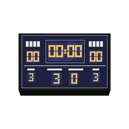 football scoreboard designのイラスト素材