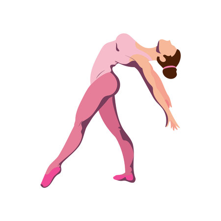 ballet dancer designのイラスト素材