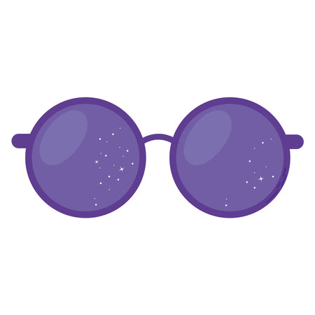round glasses iconのイラスト素材