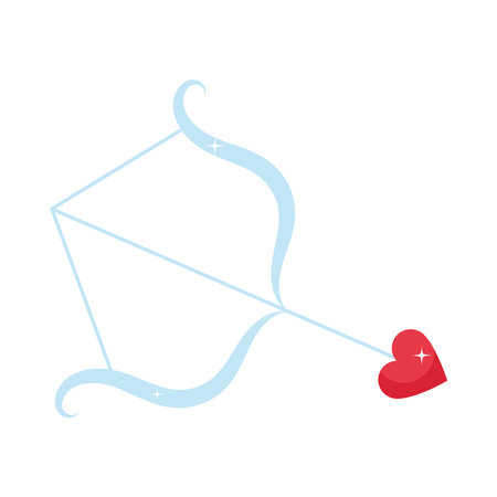 cupid bow and arrowのイラスト素材