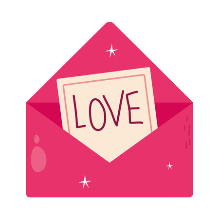 love letter designのイラスト素材