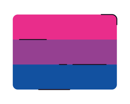 bisexual gender flagのイラスト素材