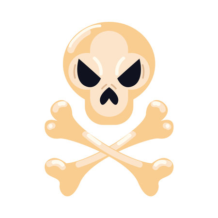 flat danger signのイラスト素材