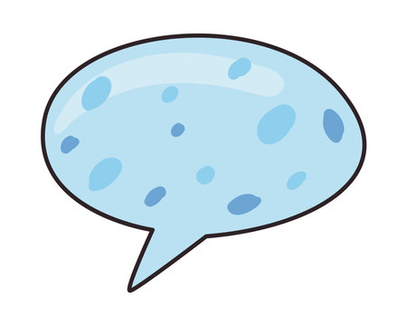 flat message bubbleのイラスト素材