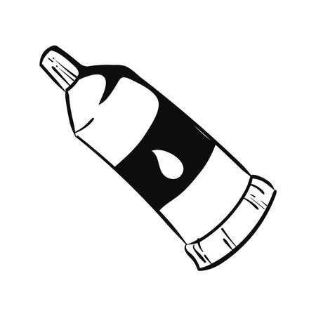 paint bottle designのイラスト素材