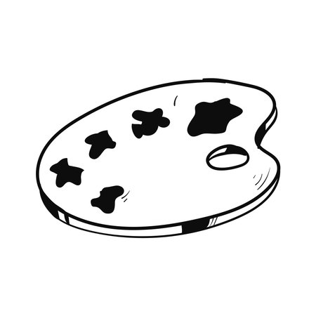 black color paletteのイラスト素材