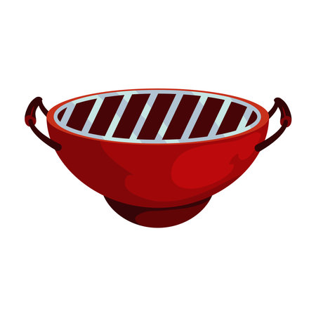 red grill designのイラスト素材