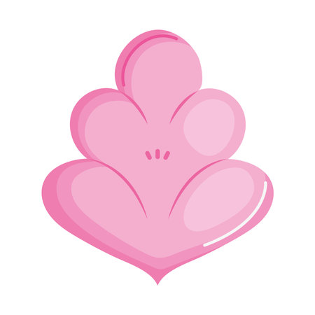 pink leaf plant foliageのイラスト素材