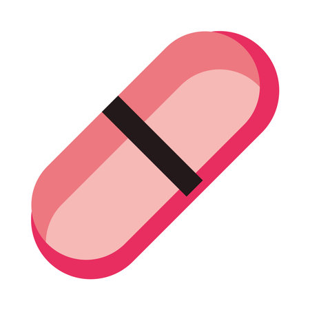 flat pink pillのイラスト素材