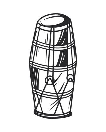 flat drum icon