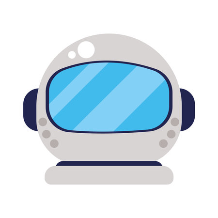 astronaut helmet space outerのイラスト素材