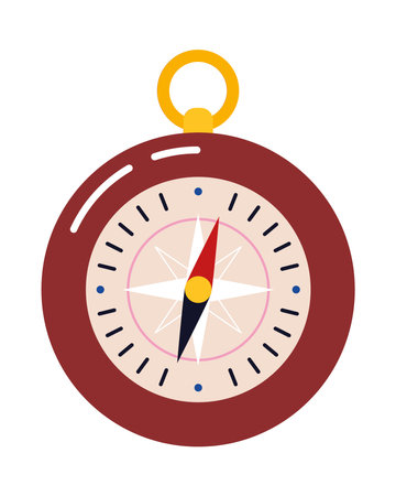 compass guide deviceのイラスト素材