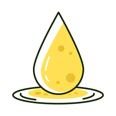 olive oil dropのイラスト素材