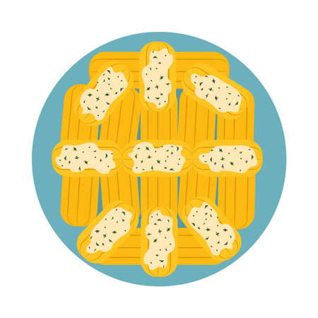 roli traditional indian foodのイラスト素材