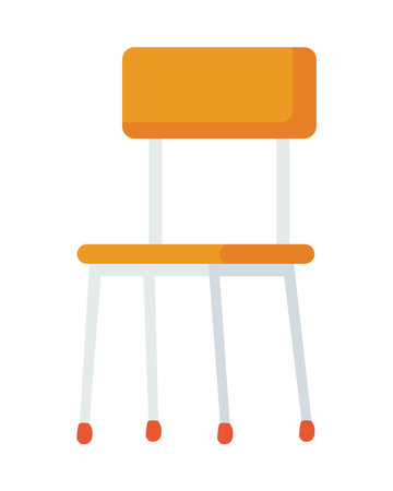 wooden chair furnitureのイラスト素材