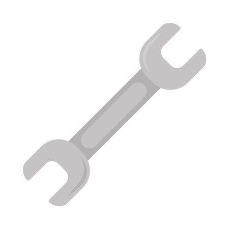 Adjustable wrench metal toolのイラスト素材