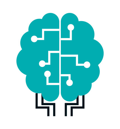 brain symbol sparks creative inspiration successのイラスト素材