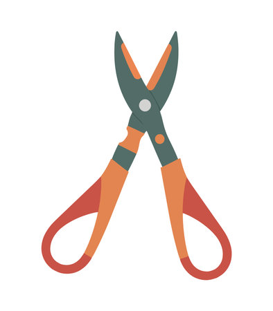 scissors gardening tool handleのイラスト素材