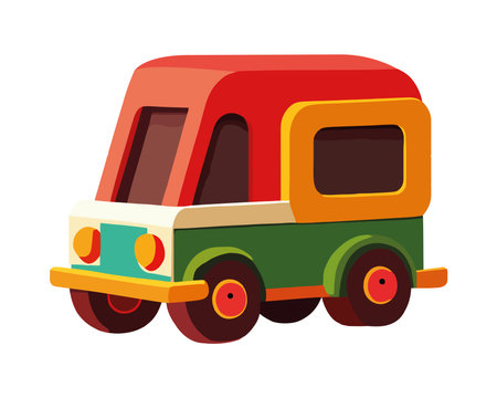 toy vehicle childishのイラスト素材