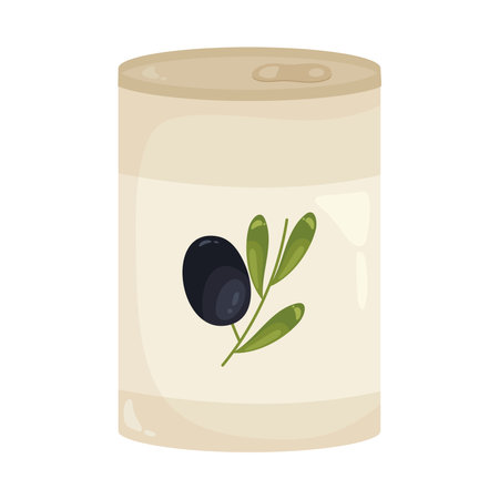 Fresh organic olive oil ingredientのイラスト素材