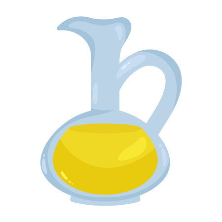 oil olive glass foodのイラスト素材