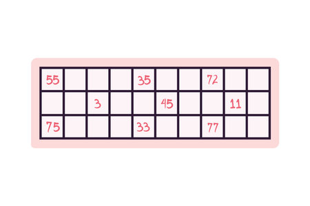 flat sudoku boardのイラスト素材