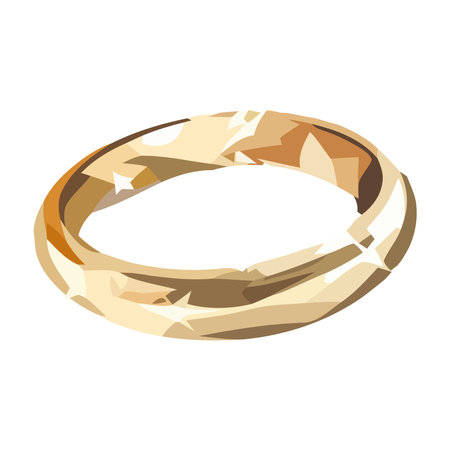 Shiny gold jewelry symbolizes wealth and eleganceのイラスト素材