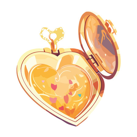 Love symbol in heart shapeのイラスト素材