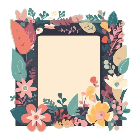 Floral vector illustration of a cute bouquetのイラスト素材