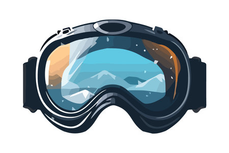 Adventure awaits with scuba gear and gogglesのイラスト素材