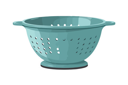 Empty blue pottery bowl iconのイラスト素材