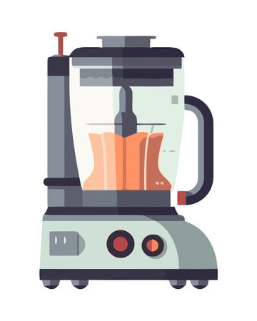 Modern coffee maker icon with steel machineryのイラスト素材