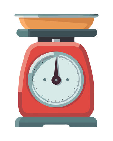 Antique scale symbol of weight measurementのイラスト素材