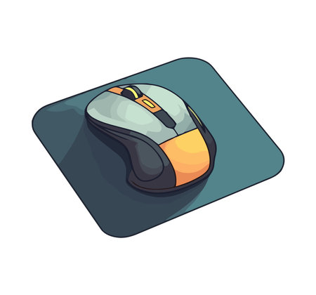 Modern computer mouse symbol iconのイラスト素材