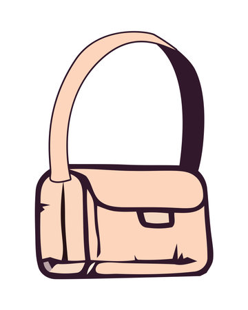 Fashionable leather purse with modern business designのイラスト素材