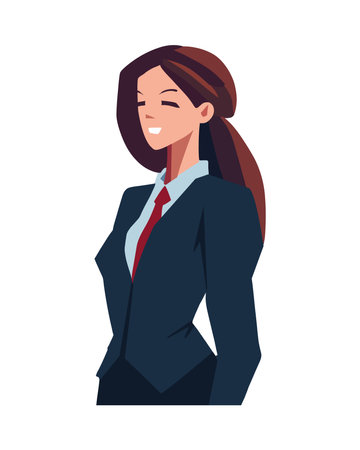 Successful businesswoman designのイラスト素材