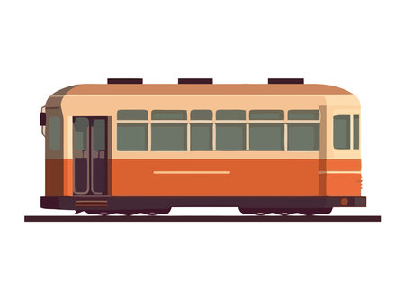 vehicle locomotive vehicleのイラスト素材
