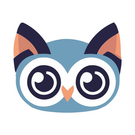 Cute owl bird animal designのイラスト素材
