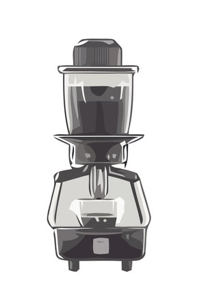 Coffee maker icon modern machinery for caffeineのイラスト素材