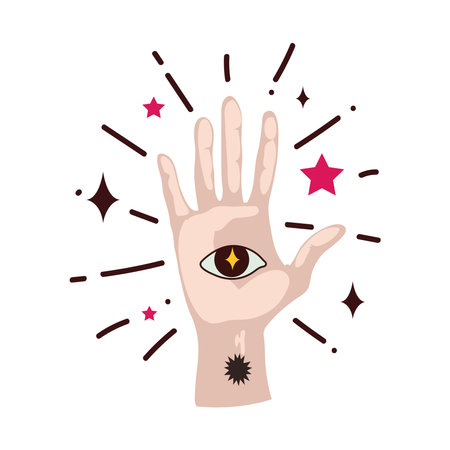 magic hand designのイラスト素材