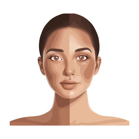 Beautiful young woman smiling with fresh happinessのイラスト素材